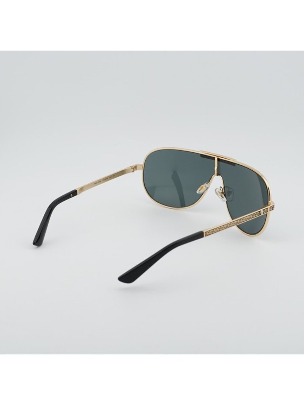 Versace VE2293 1002/87 Square Sunglasses - Gold Frame, Grey Lenses - Picture 3 of 10